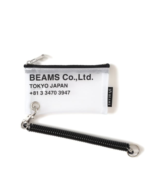 bPr BEAMS（bPrビームス）ナイロン メッシュ ロゴ ポーチ XS（財布・小物 ポーチ）通販｜BEAMS