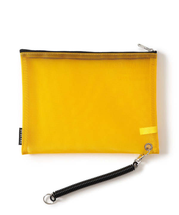Nylon Mesh Logo Pouch Medium