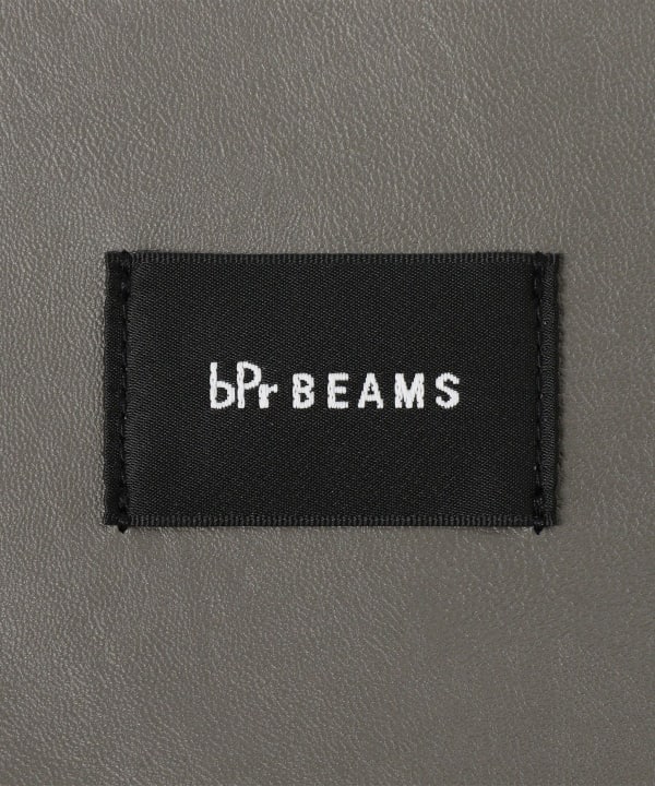 bPr BEAMS（bPrビームス）フェイクレザー ショッパー L（バッグ
