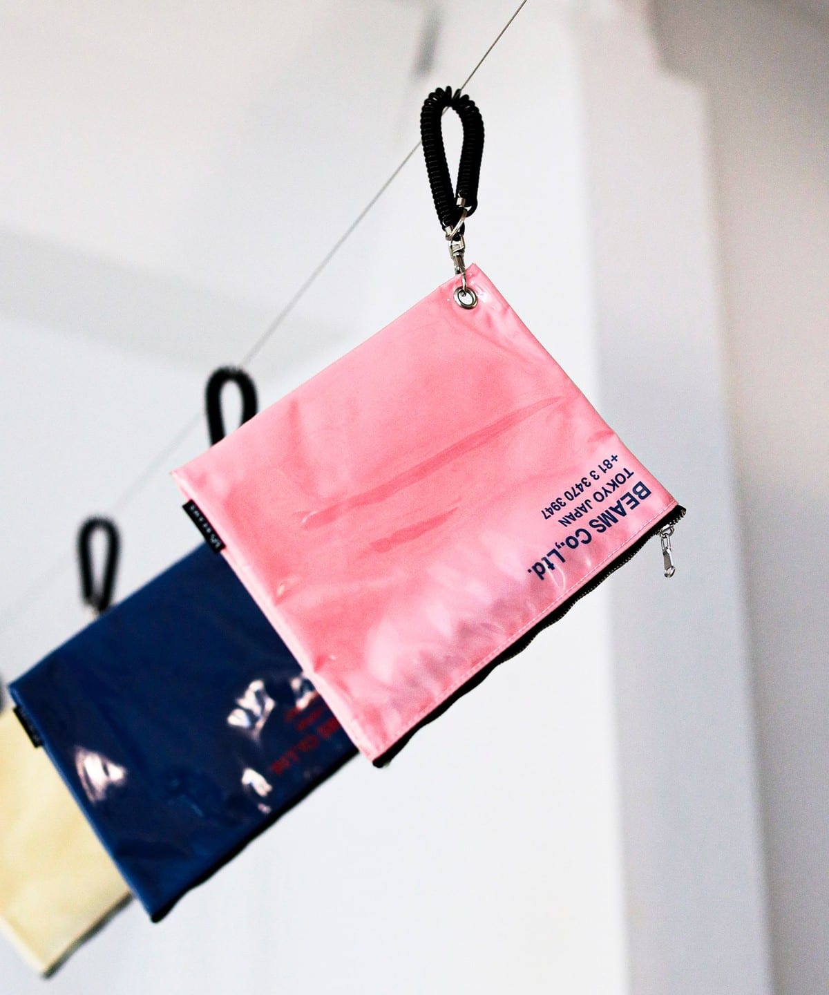 ポリウレタン ロゴ ポーチ M 財布・小物 MEN PINK ONE SIZE ポリウレタン ロゴ ポーチ M 財布・小物 MEN PINK ONE SIZE