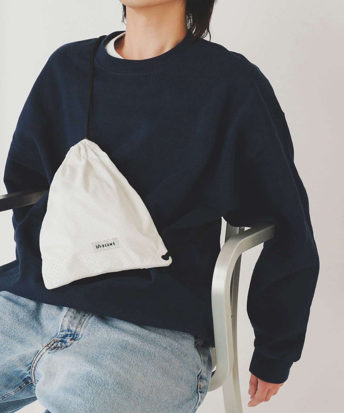 パンチング ドローストリング バッグ バッグ MEN WHITE ONE SIZE パンチング ドローストリング バッグ バッグ MEN WHITE ONE SIZE