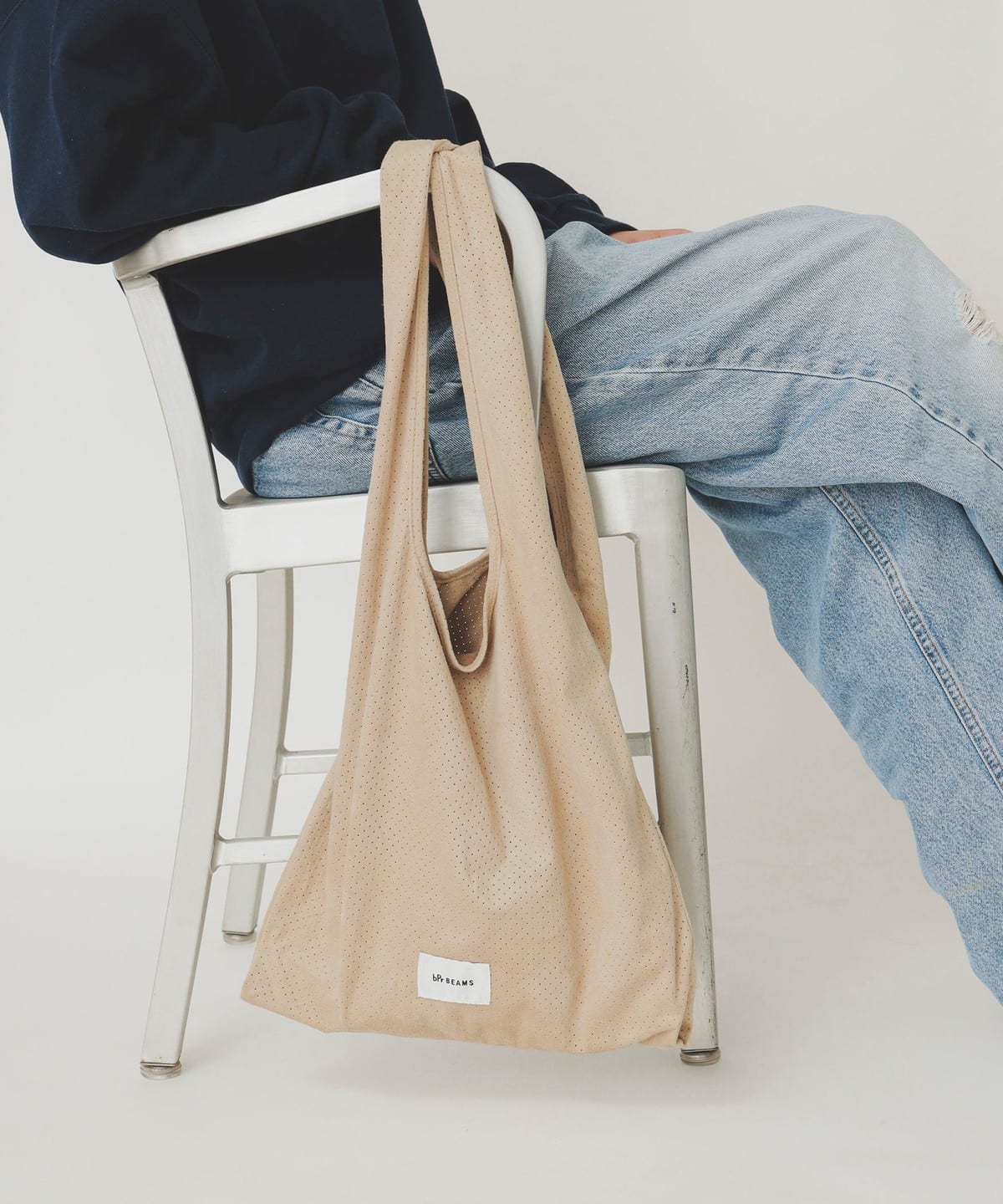 パンチング エコバッグ バッグ MEN BEIGE ONE SIZE パンチング エコバッグ バッグ MEN BEIGE ONE SIZE