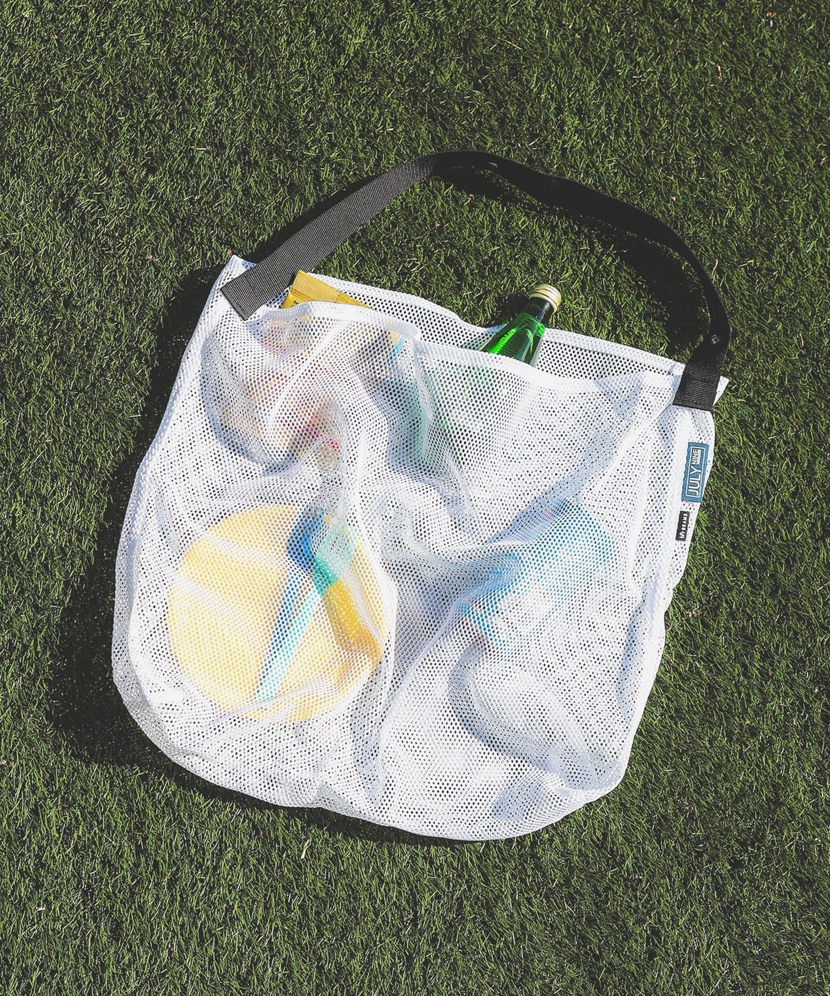 【別注】JULY NINE ジュライナイン / SUSHI SACK LARGE MESH バッグ MEN WHITE ONE SIZE 【別注】JULY NINE ジュライナイン / SUSHI SACK LARGE MESH バッグ MEN WHITE ONE SIZE