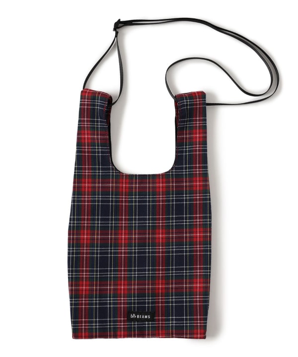 bPr BEAMS（bPrビームス）チェック ショッパー S（バッグ