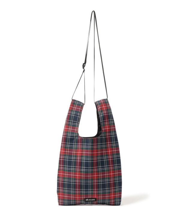 bPr BEAMS（bPrビームス）チェック ショッパー S（バッグ ショルダー
