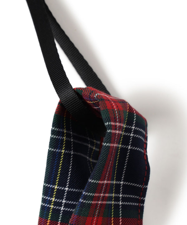 bPr BEAMS（bPrビームス）チェック ショッパー S（バッグ