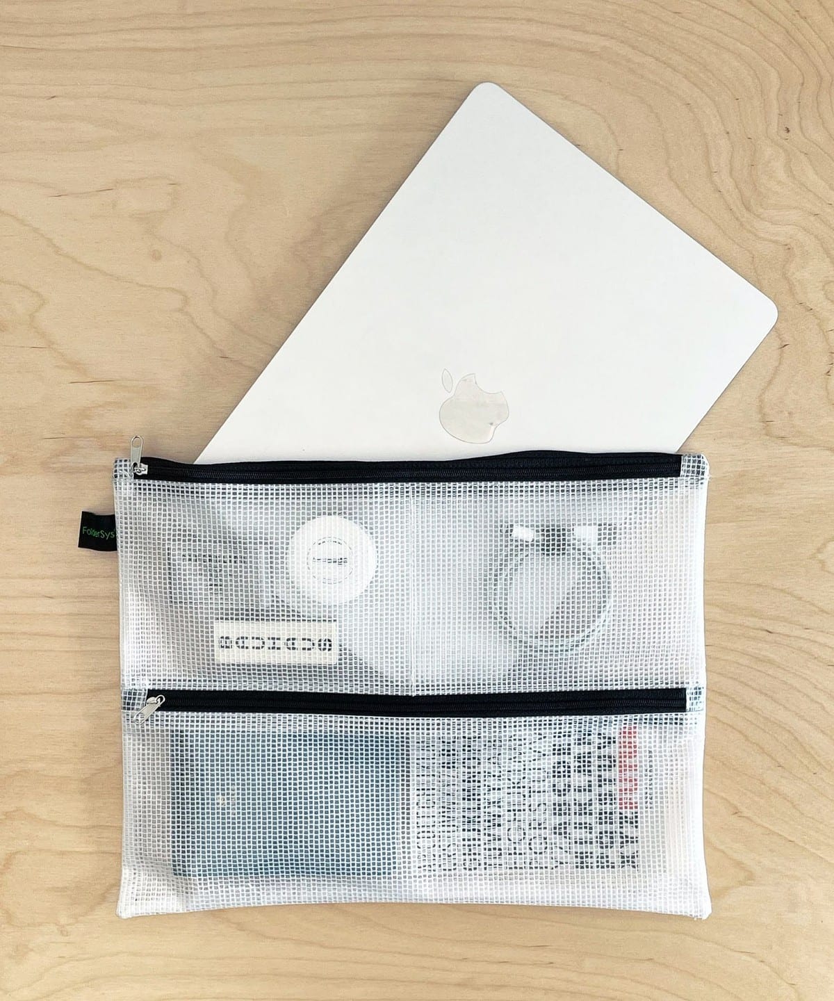 FolderSys / マルチコンパートメントジップバッグ A4 財布・小物 MEN - ONE SIZE