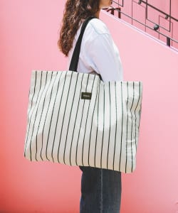 ストライプ ビッグ トートバッグ