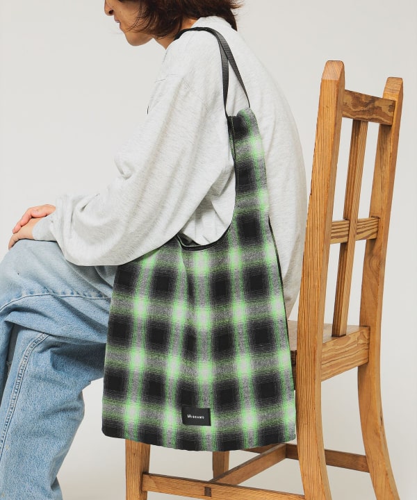 オンブレチェック ショッパーL