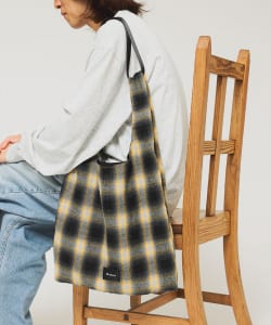 オンブレチェック ショッパーL