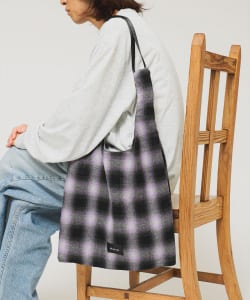 オンブレチェック ショッパーL