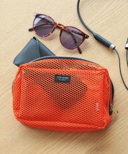 STANDARD SUPPLY × BEAMS / 別注 メッシュ スクエア ポーチ L