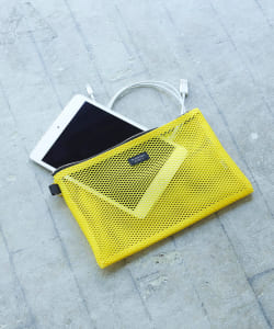 STANDARD SUPPLY × BEAMS / 別注 メッシュ フラット ポーチ M