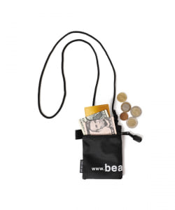 BEAMS / ロゴ ネック ポーチ