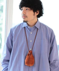 BEAMS / レザー ネック ポーチ