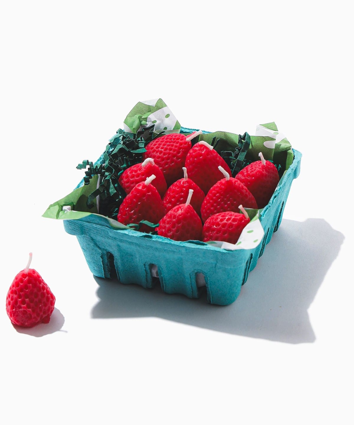 Happy Organics / FRUIT CANDLE �C���e���A MEN STRAWBERRY FREE