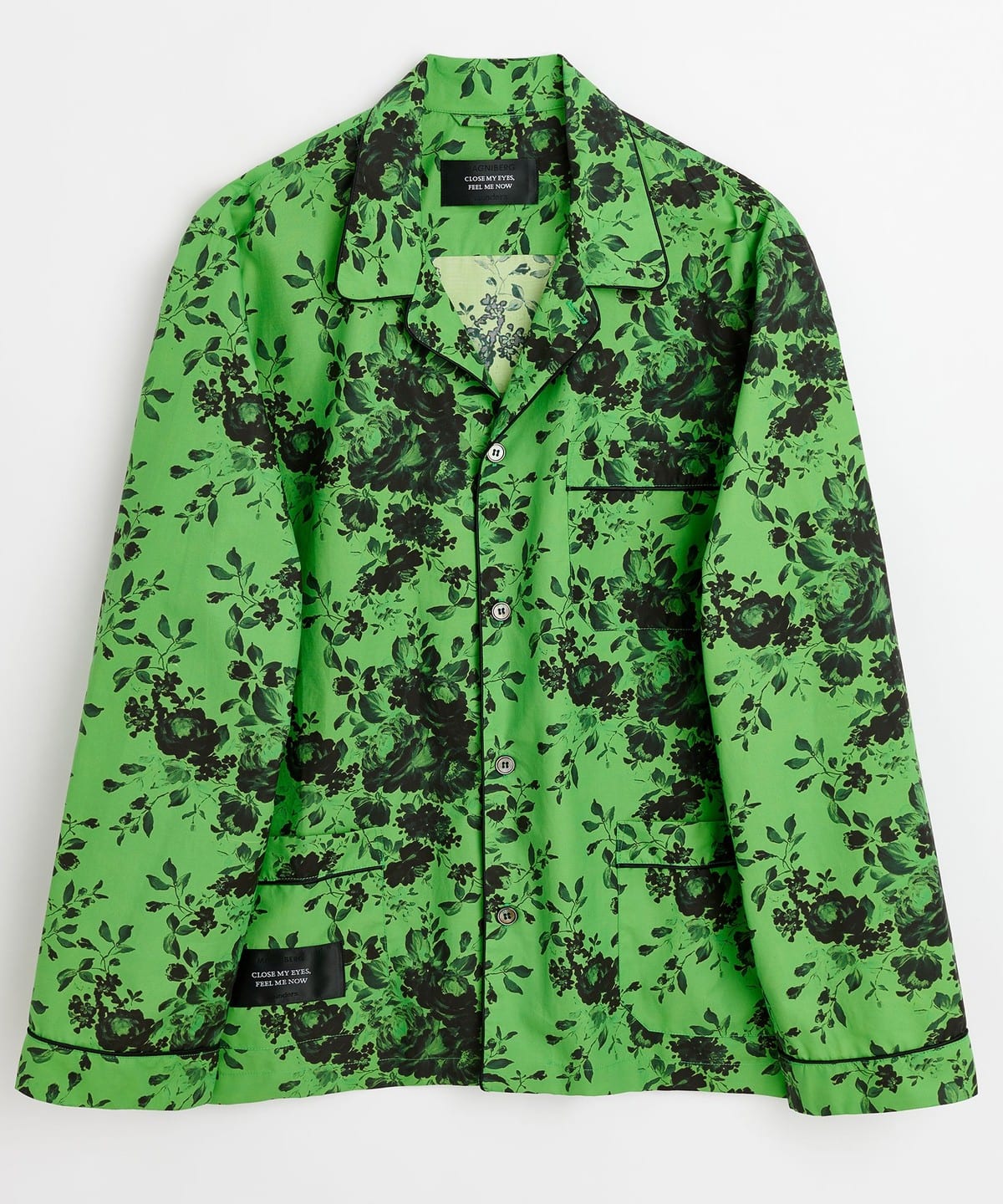 "Magniberg / "Sweet" pyjama shirt パジャマシャツ アンダーウェア・着物 MEN Green Rose M" "Magniberg / "Sweet" pyjama shirt パジャマシャツ アンダーウェア・着物 MEN Green Rose M"