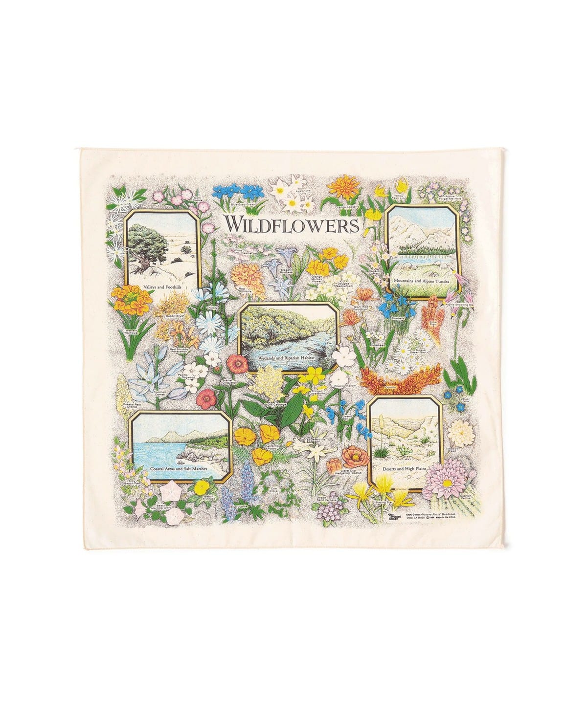 The Printed Image / BANDANA 財布・小物 MEN WILD FLOWERS NATURAL ONE SIZE The Printed Image / BANDANA 財布・小物 MEN WILD FLOWERS NATURAL ONE SIZE