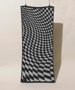 BEAMS / 幾何 棋盤格 長 毛巾