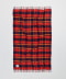 Fire red tartan