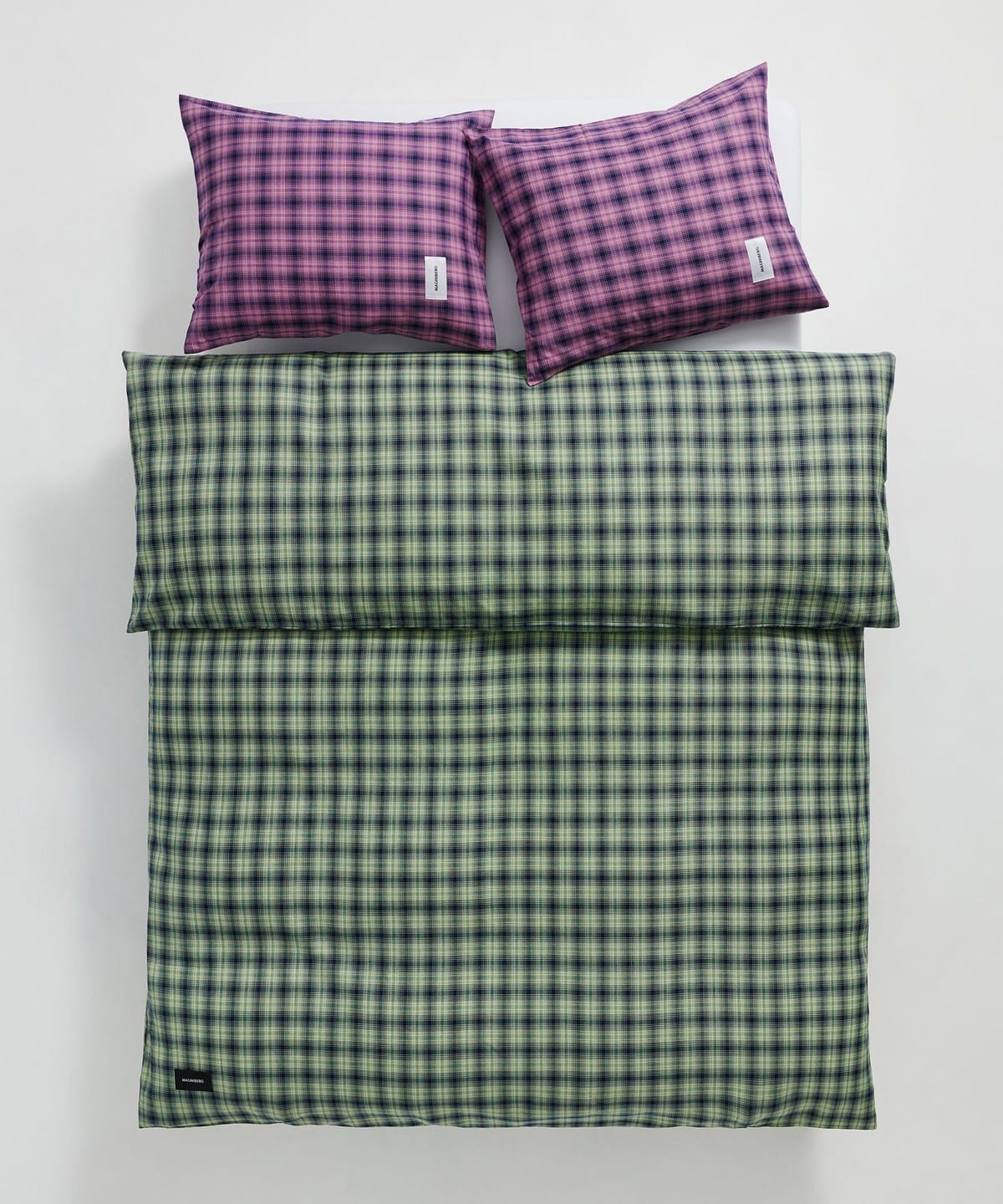 "Magniberg / "Rodeo" Duvet cover Single Oxford インテリア MEN NEON YELLOW CHECK ONE SIZE" "Magniberg / "Rodeo" Duvet cover Single Oxford インテリア MEN NEON YELLOW CHECK ONE SIZE"