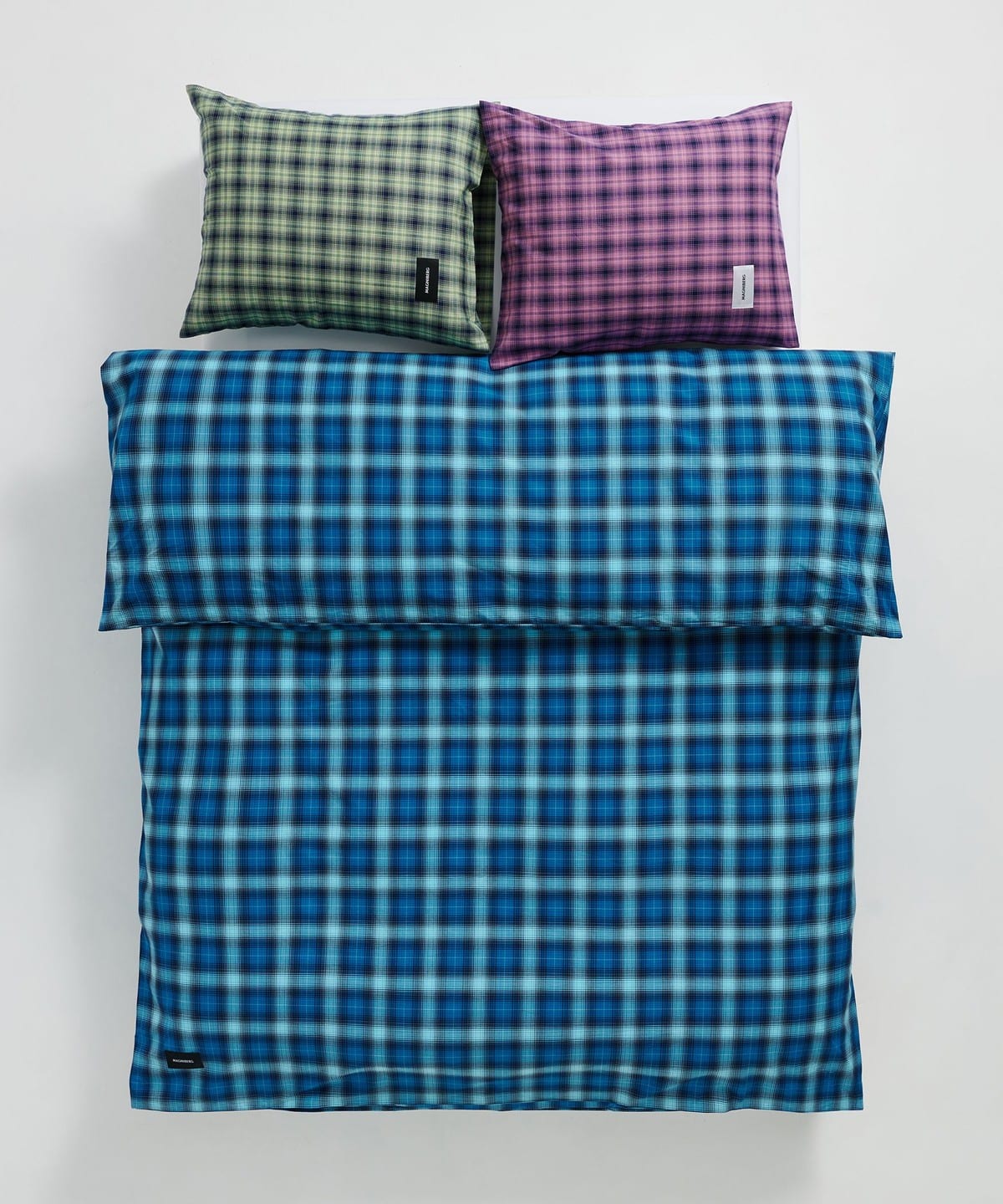 "Magniberg / "Rodeo" Duvet cover Single Poplin インテリア MEN NEON BLUE CHECK ONE SIZE" "Magniberg / "Rodeo" Duvet cover Single Poplin インテリア MEN NEON BLUE CHECK ONE SIZE"