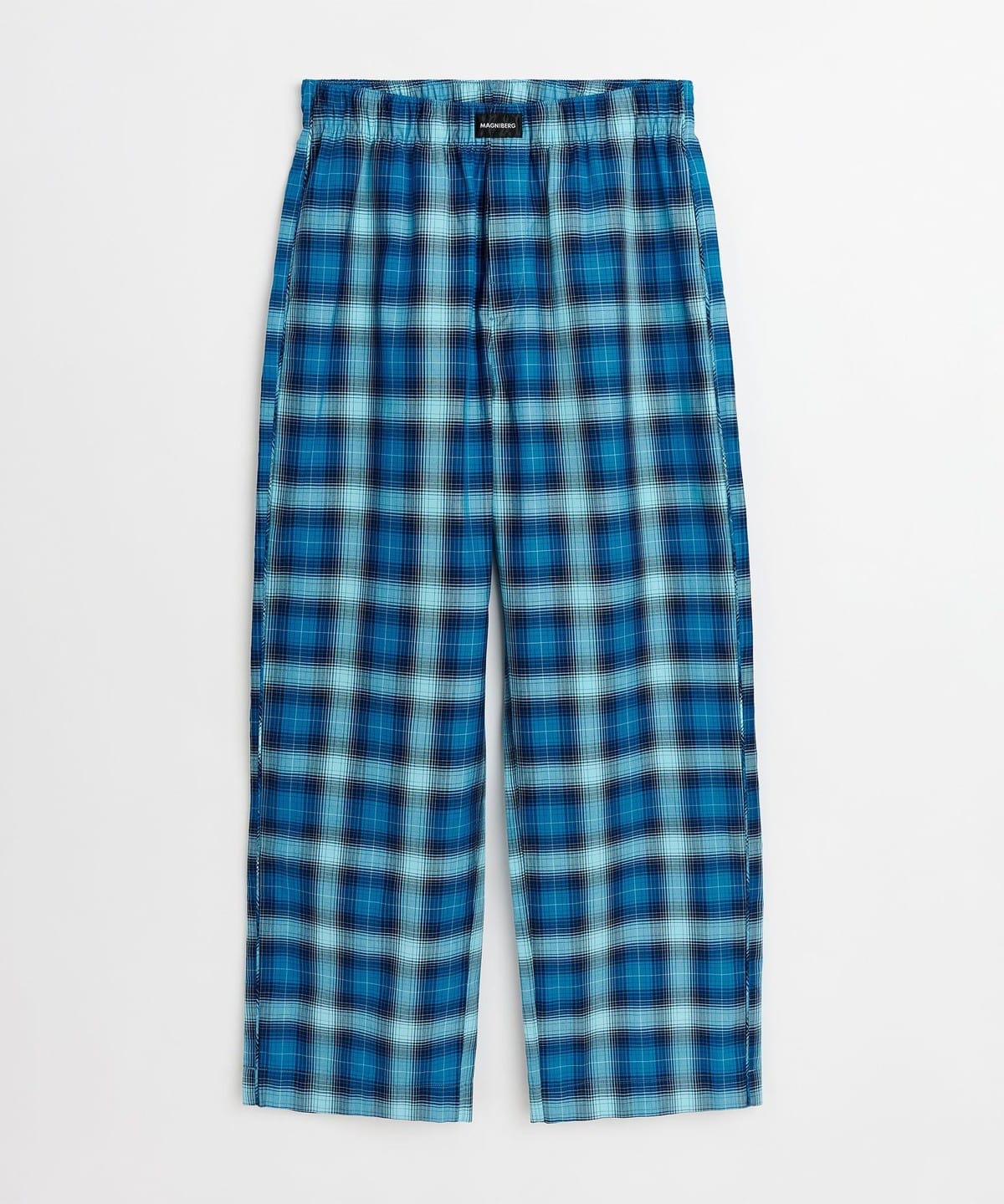 "Magniberg / "Rodeo" pyjama pants Poplin パジャマパンツ パンツ MEN NEON BLUE CHECK S" "Magniberg / "Rodeo" pyjama pants Poplin パジャマパンツ パンツ MEN NEON BLUE CHECK S"