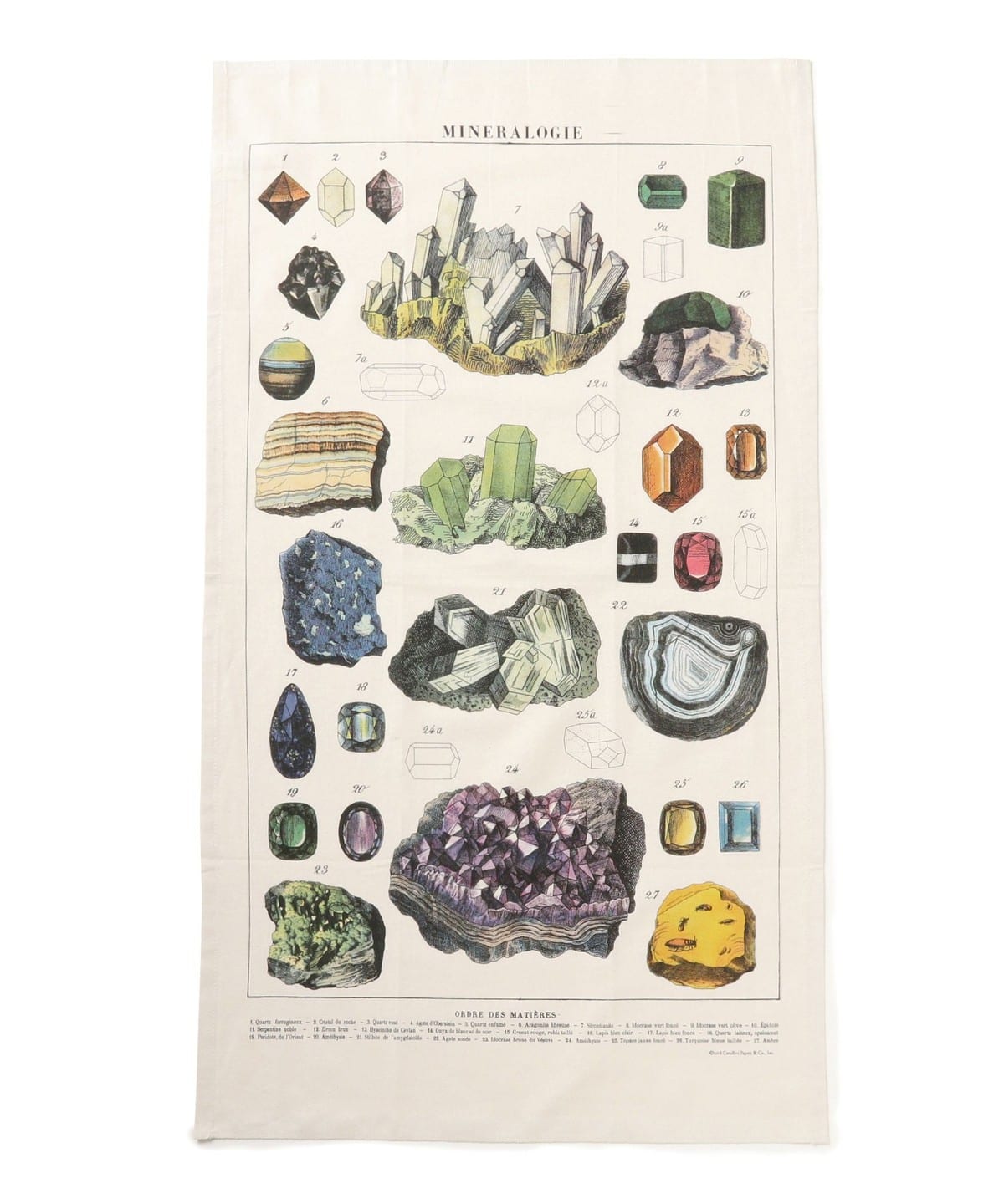 Cavallini & co. / TEA TOWEL 食器・キッチン・食品 MEN MINEBALOGIE ONE SIZE Cavallini & co. / TEA TOWEL 食器・キッチン・食品 MEN MINEBALOGIE ONE SIZE
