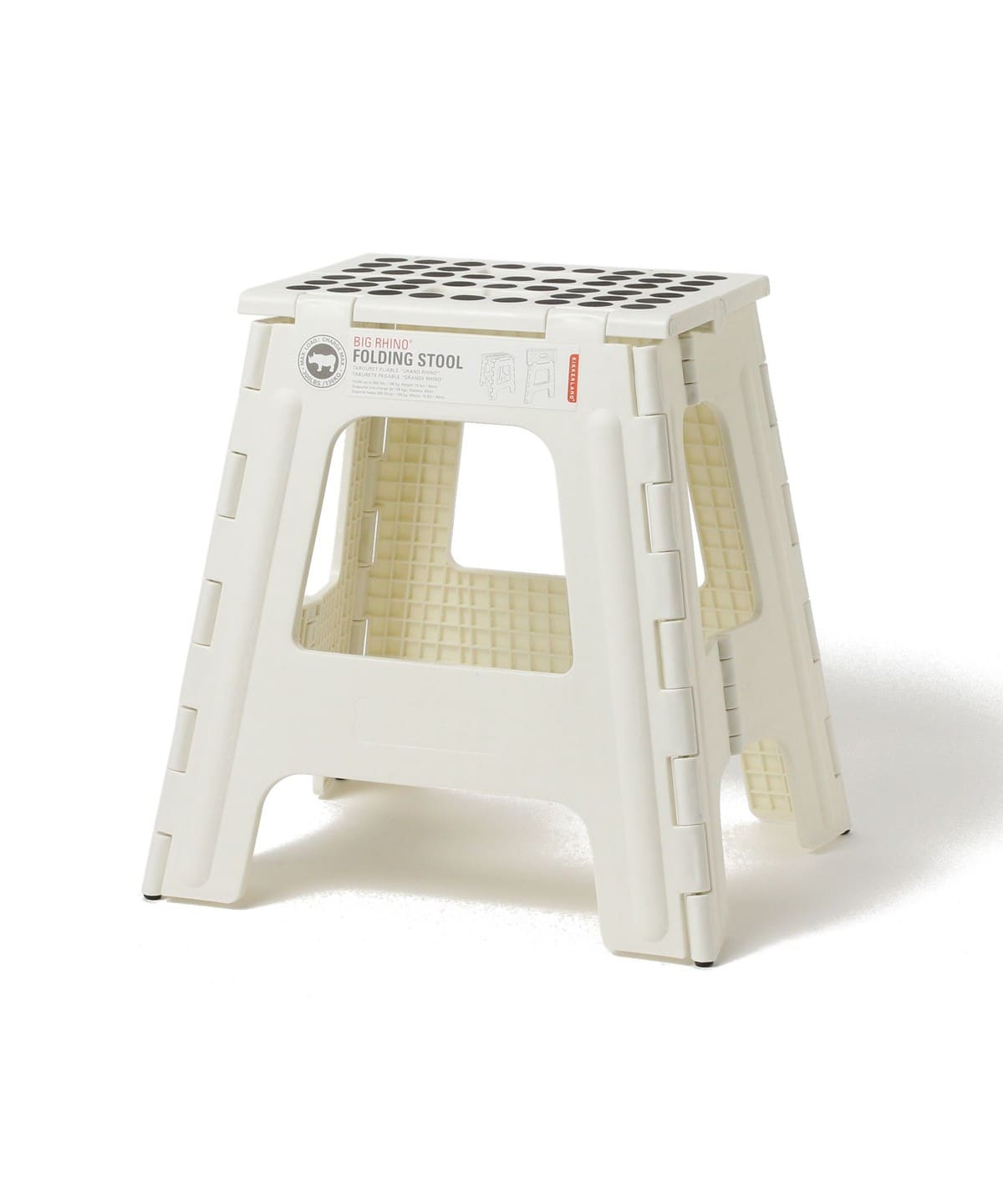KIKKERLAND キッカーランド / Rhino(R) Ⅱ Tall Folding Step Stool インテリア MEN WHITE ONE SIZE KIKKERLAND キッカーランド / Rhino(R) Ⅱ Tall Folding Step Stool インテリア MEN WHITE ONE SIZE