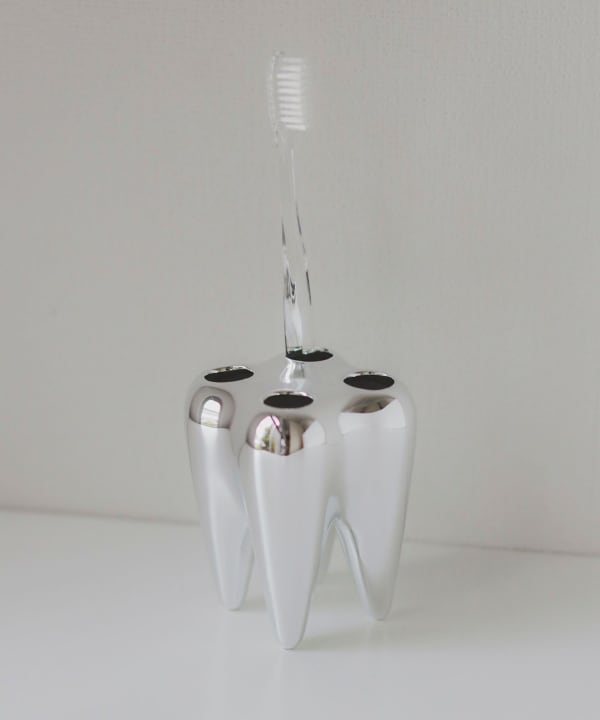 bPr BEAMS（bPrビームス）Propaganda / TOOTH BRUSH HOLDER SILVER（インテリア  バス・トイレグッズ）通販｜BEAMS