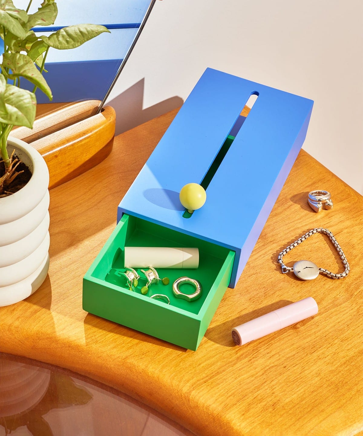 Areaware / Cache Box L インテリア MEN BLUE/GREEN ONE SIZE Areaware / Cache Box L インテリア MEN BLUE/GREEN ONE SIZE