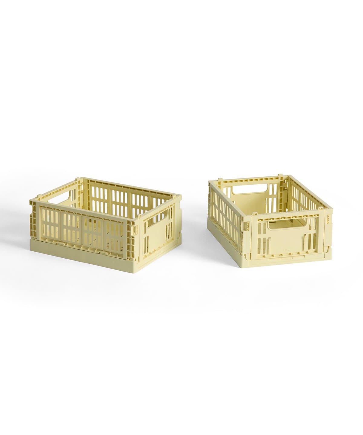 HAY / COLOUR CRATE MINI SET OF 2 インテリア MEN Light Yellow ONE SIZE