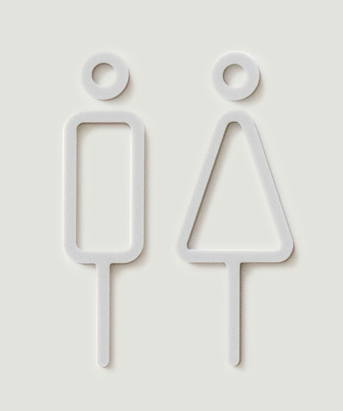 MOHEIM SIGNS GRY インテリア MEN RESTROOM ONE SIZE