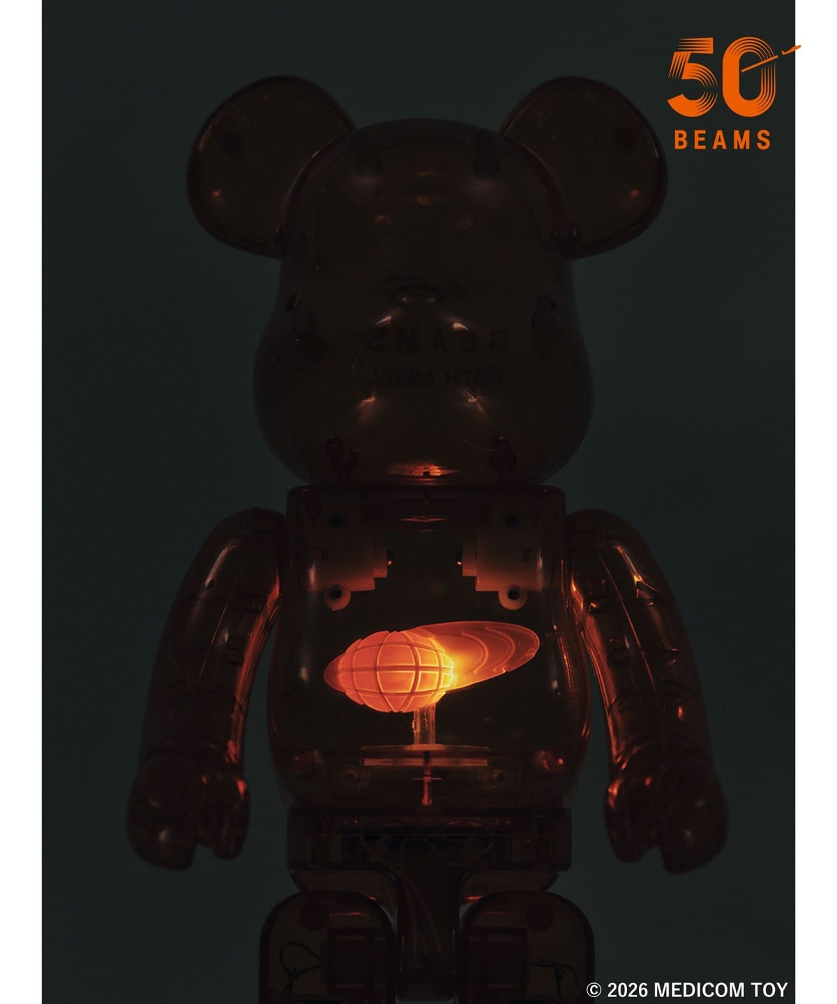 BE@RBRICK × BEAMS 50週年聯名玩偶 400%