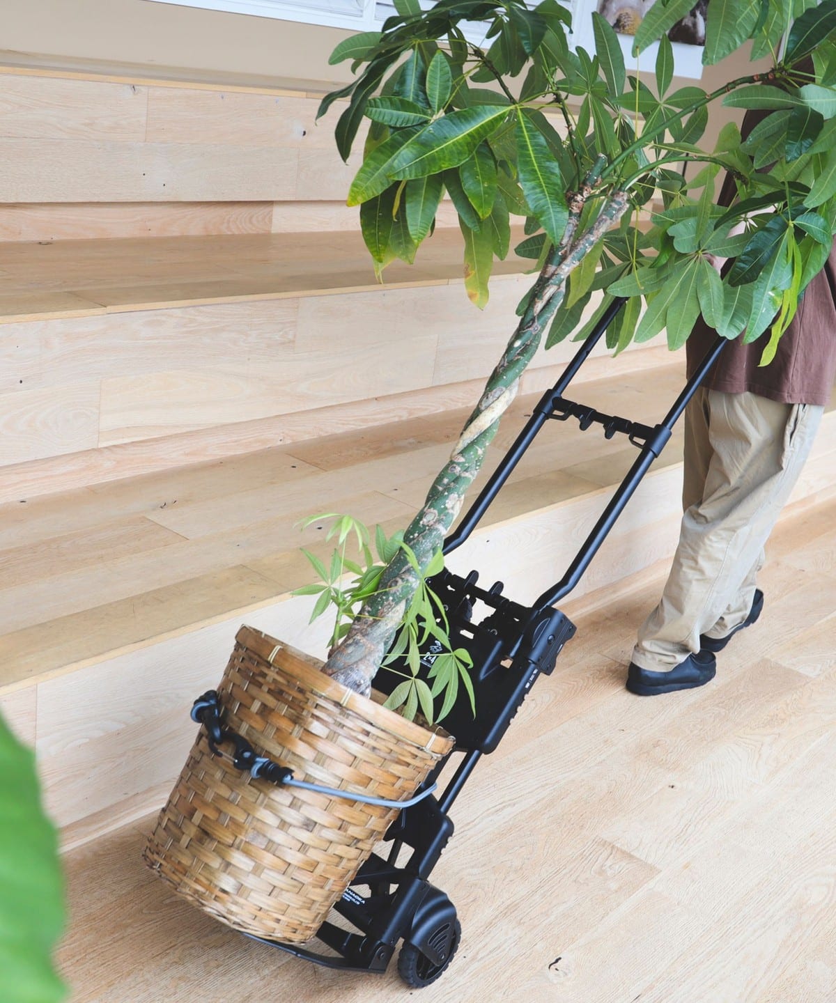 bPr BEAMS（bPrビームス）花岡車輌 / FLAT CART 2×4 BLACK（アウトドア