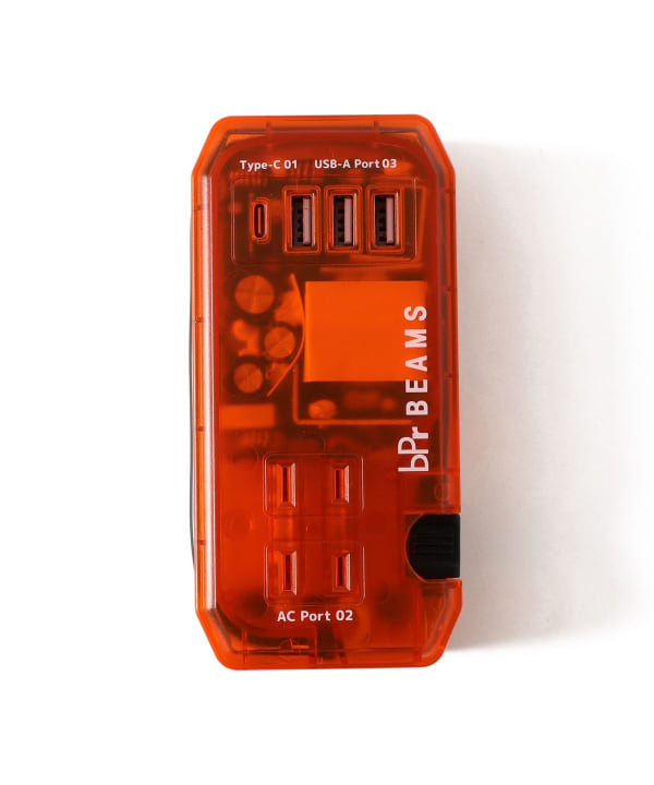 bPr BEAMS（bPrビームス）AC＆USB タップ スケルトン（雑貨
