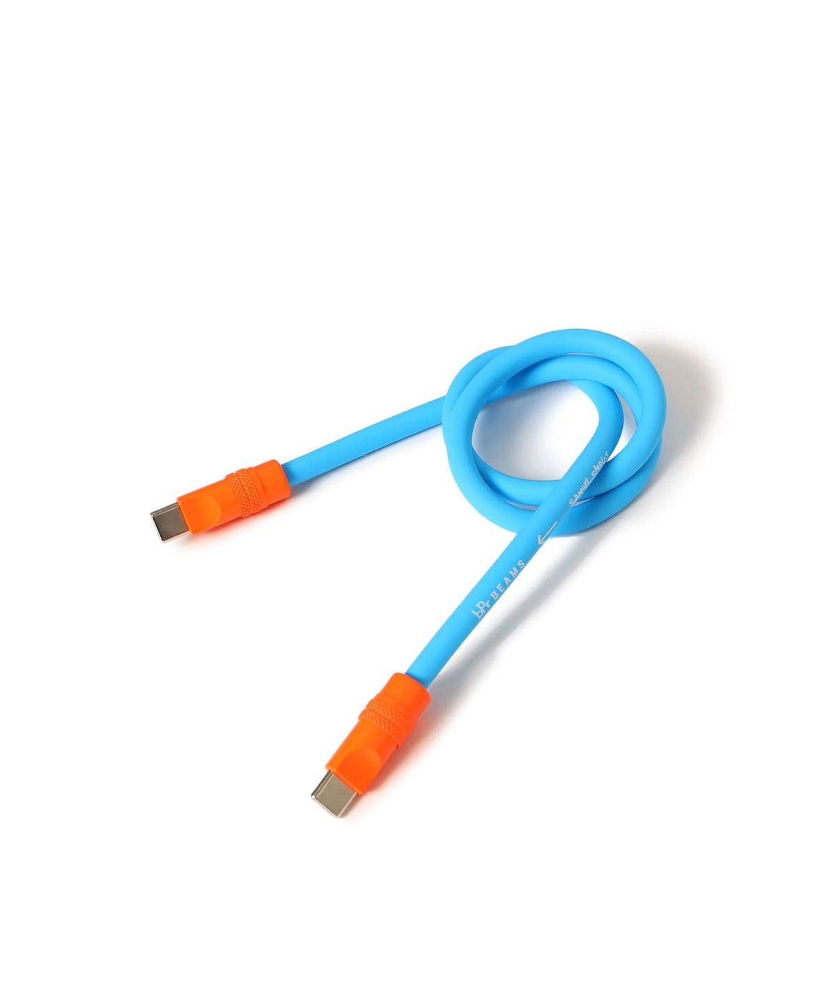 【別注】SAMUEL SMALLS / Super Soft Cable 50cm 雑貨・ホビー MEN NEON ORANGE/LIGHT BLUE ONE SIZE 【別注】SAMUEL SMALLS / Super Soft Cable 50cm 雑貨・ホビー MEN NEON ORANGE/LIGHT BLUE ONE SIZE