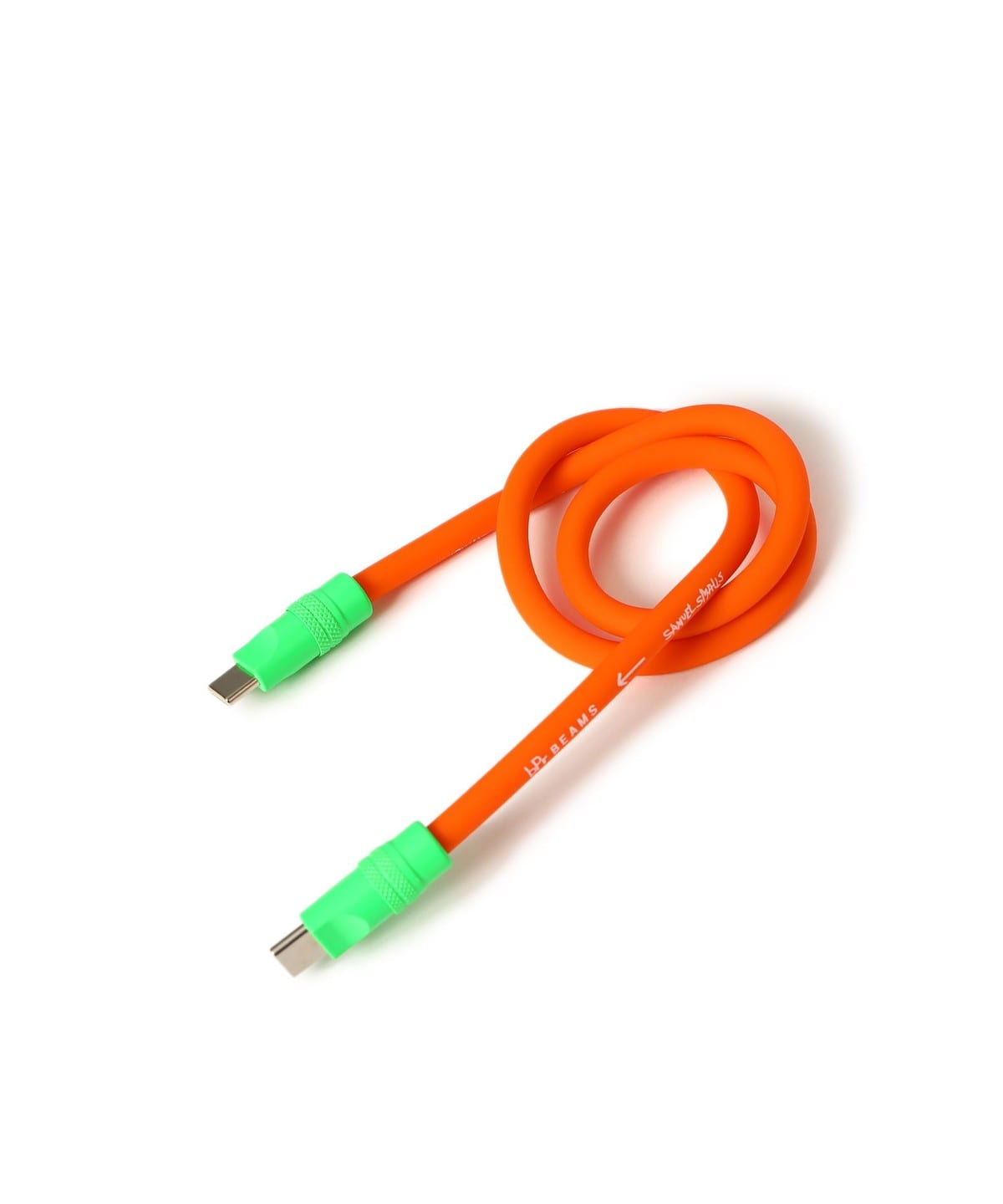 【別注】SAMUEL SMALLS / Super Soft Cable 50cm 雑貨・ホビー MEN NEON GREEN/CARROT ORANGE ONE SIZE 【別注】SAMUEL SMALLS / Super Soft Cable 50cm 雑貨・ホビー MEN NEON GREEN/CARROT ORANGE ONE SIZE