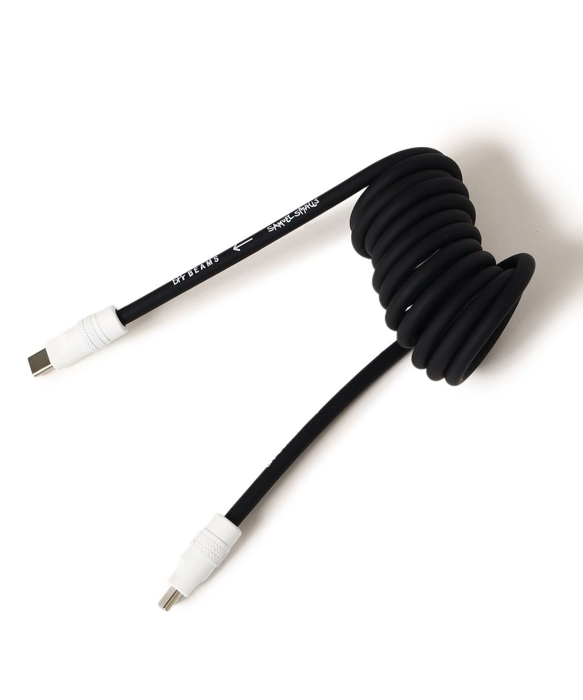 【別注】SAMUEL SMALLS / Super Spiral Cable 雑貨・ホビー MEN MATTE WHITE/MATTE BLACK ONE SIZE 【別注】SAMUEL SMALLS / Super Spiral Cable 雑貨・ホビー MEN MATTE WHITE/MATTE BLACK ONE SIZE