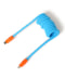 NEON ORANGE / LIGHT BLUE