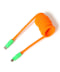 NEON GREEN/CARROT ORANGE
