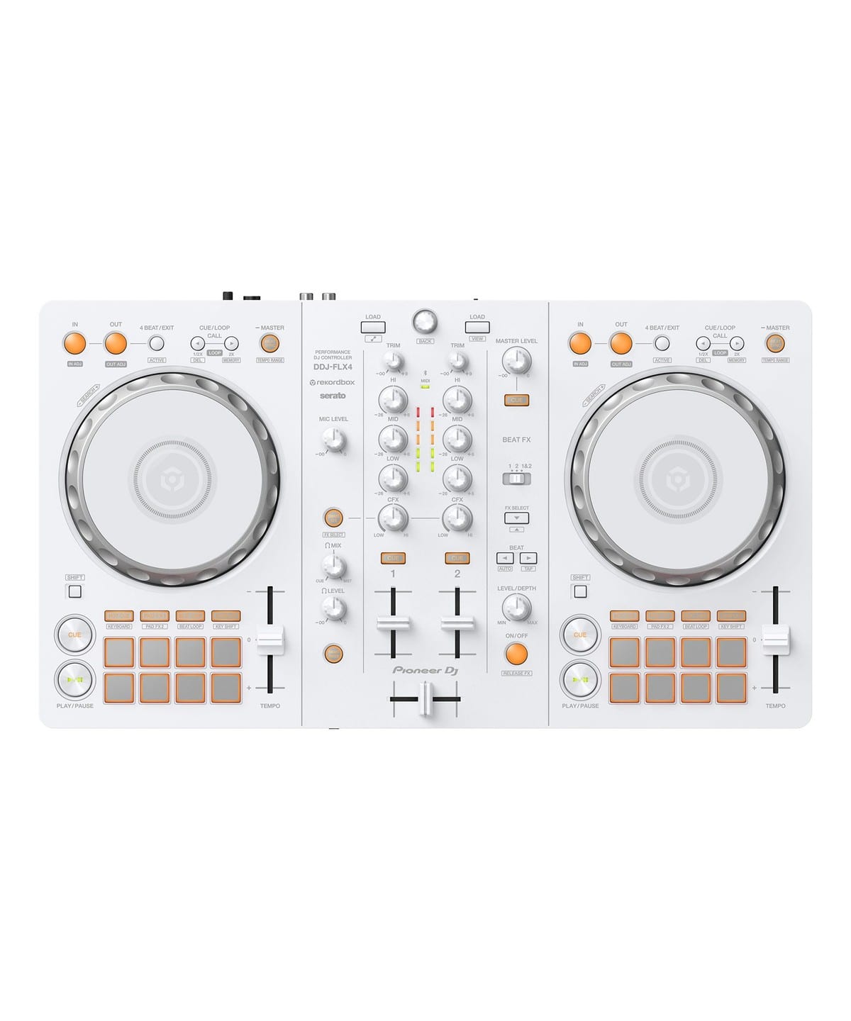 Pioneer DJ パイオニア ディージェー / DDJ-FLX4-W WHITE 2ch DJコントローラー インテリア MEN WHITE ONE SIZE Pioneer DJ パイオニア ディージェー / DDJ-FLX4-W WHITE 2ch DJコントローラー インテリア MEN WHITE ONE SIZE