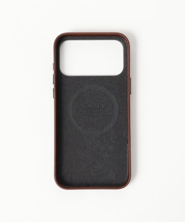 bPr BEAMS（bPrビームス）NOMAD / Traditional Leather Case iPhone17