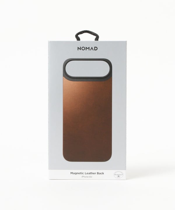 bPr BEAMS（bPrビームス）NOMAD / Magnetic Leather Back iPhone
