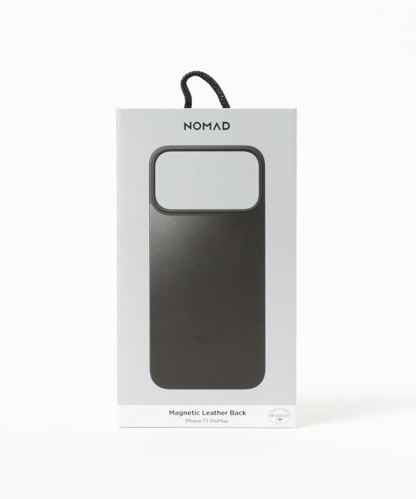 bPr BEAMS（bPrビームス）NOMAD / Magnetic Leather Back iPhone17 Pro
