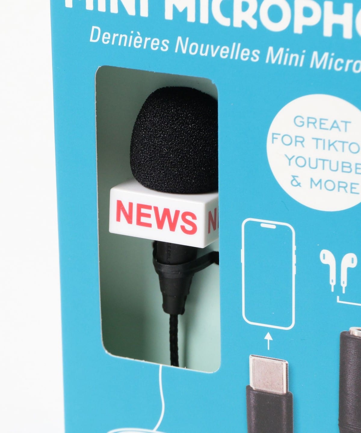 bPr BEAMS（bPrビームス）KIKKERLAND / Breaking News Mini Microphone 
