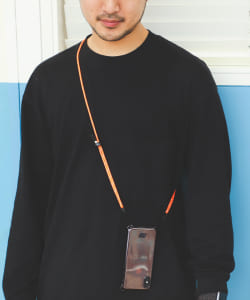 Extended Photographic Material × BEAMS/ 別注 SMAST for iPhone X/XS ストラップ付き iPhone ケース