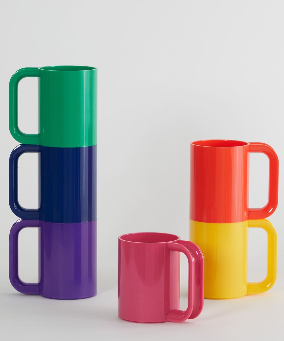 Heller / レインボー スタッキングマグ 6点セット 食器・キッチン・食品 MEN RAINBOW ONE SIZE Heller / レインボー スタッキングマグ 6点セット 食器・キッチン・食品 MEN RAINBOW ONE SIZE