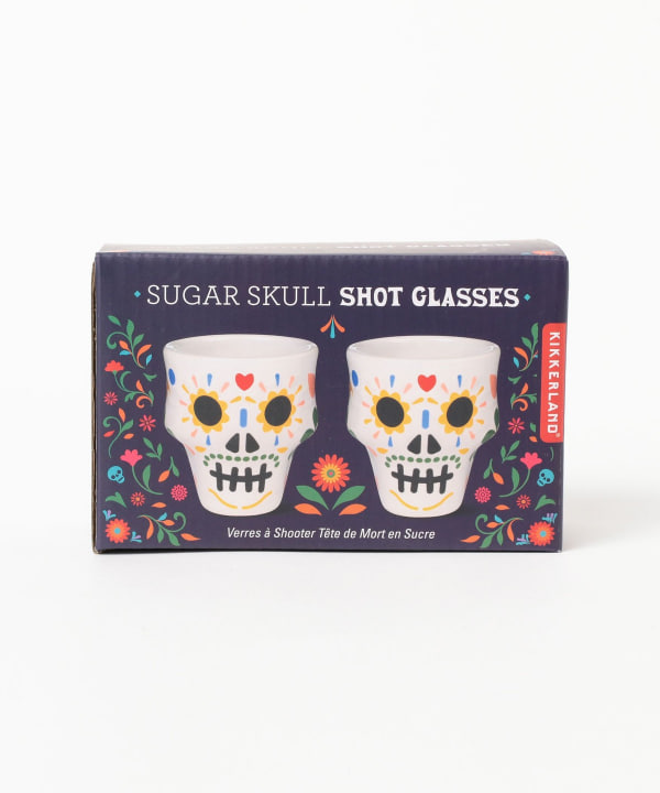 KIKKERLAND / Sugar Skull Shot Glasses
