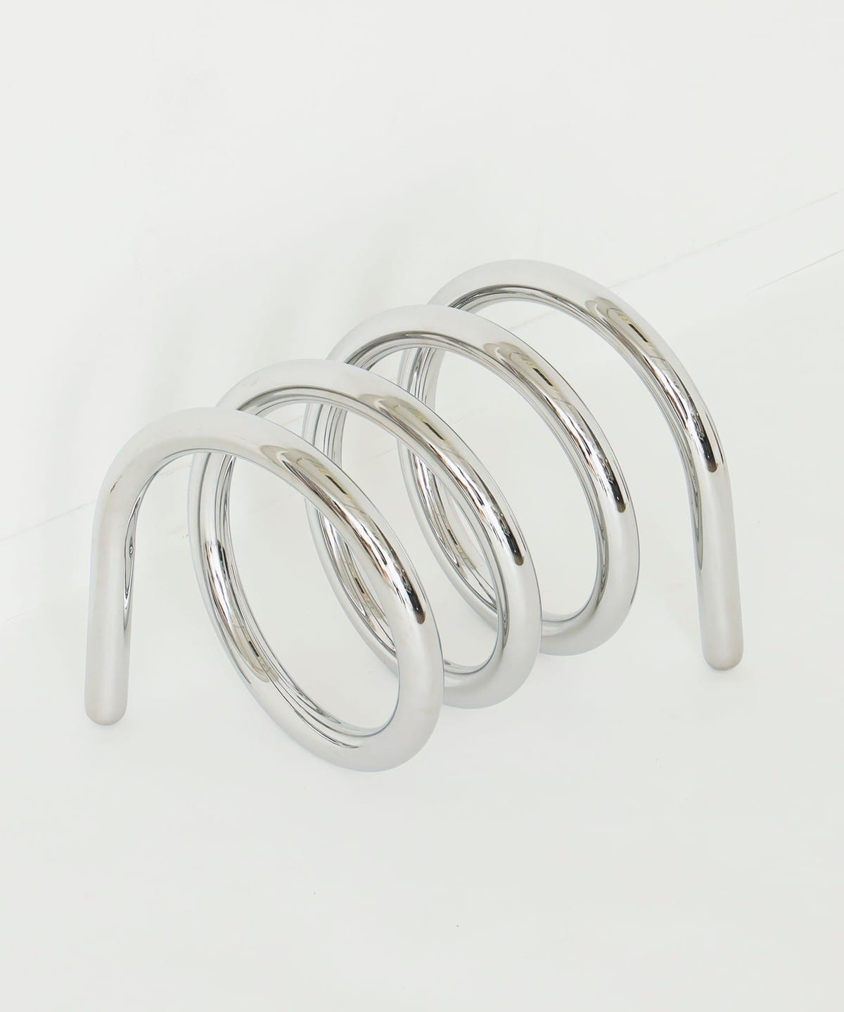 マガジンラック Gustaf Westman / Spiral Stand Chrome bPr BEAMS（bPrビームス）Gustaf Westman / Spiral Stand Chrome